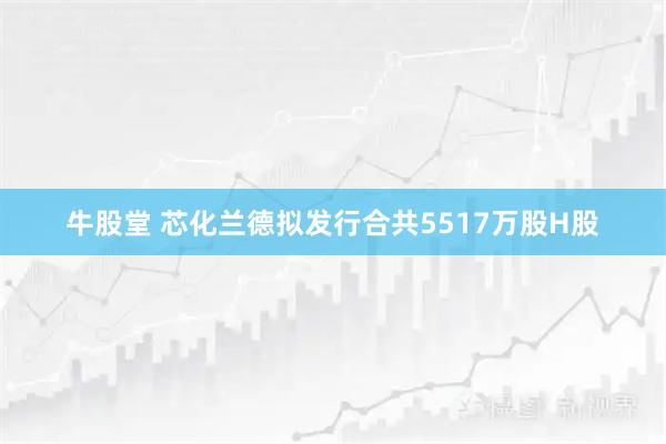 牛股堂 芯化兰德拟发行合共5517万股H股